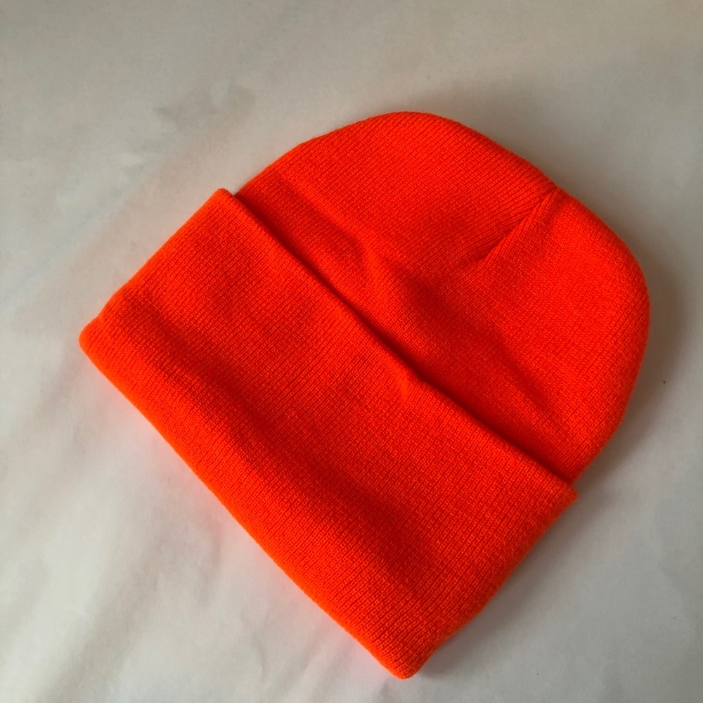 Orange beanie